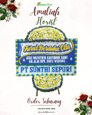 Papan Bunga Duka di Sei Bingai