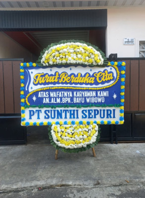 Papan Bunga Duka di Sei Bingai