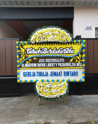 Papan Bunga Duka di Sei Bingai