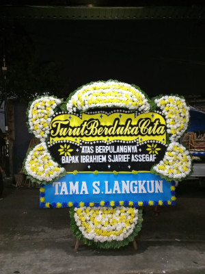 Papan Bunga Duka di Sei Bingai