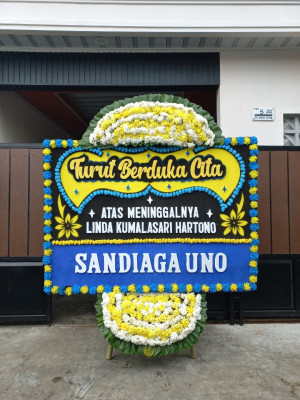 Papan Bunga Duka di Sei Bingai